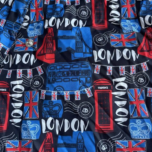 Parka in a Pocket Windbreaker Jacket Womens Large Full Zip Lightweight London - Picture 3 of 14